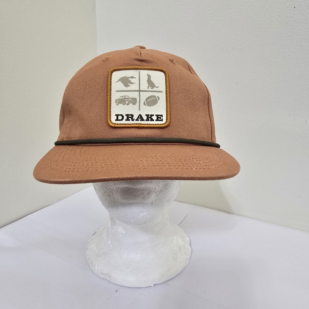 DRAKE Waterfowl x Lost Hat DDTF Goat Rope Cap Snapback‎ Adjustable Terracota